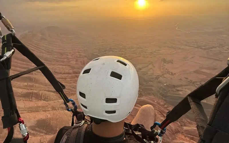 Paragliding in Lalla Takerkoust: Lake and Mountains by Marrakech